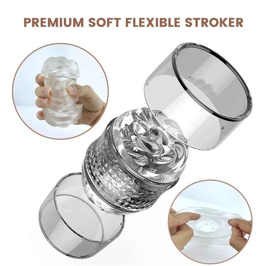 Crystal Cup อุปกรณ์ช่วยสำเร็จความใคร่ แบบเปิดปลาย สุดเสียว - Image 4