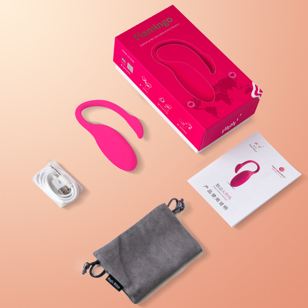 Magic Flamingo เครื่องนวดสั่นไร้สายแบบสวมใส่ ควบคุมผ่านแอป ปรับความได้ 10 ระดับ - Image 6
