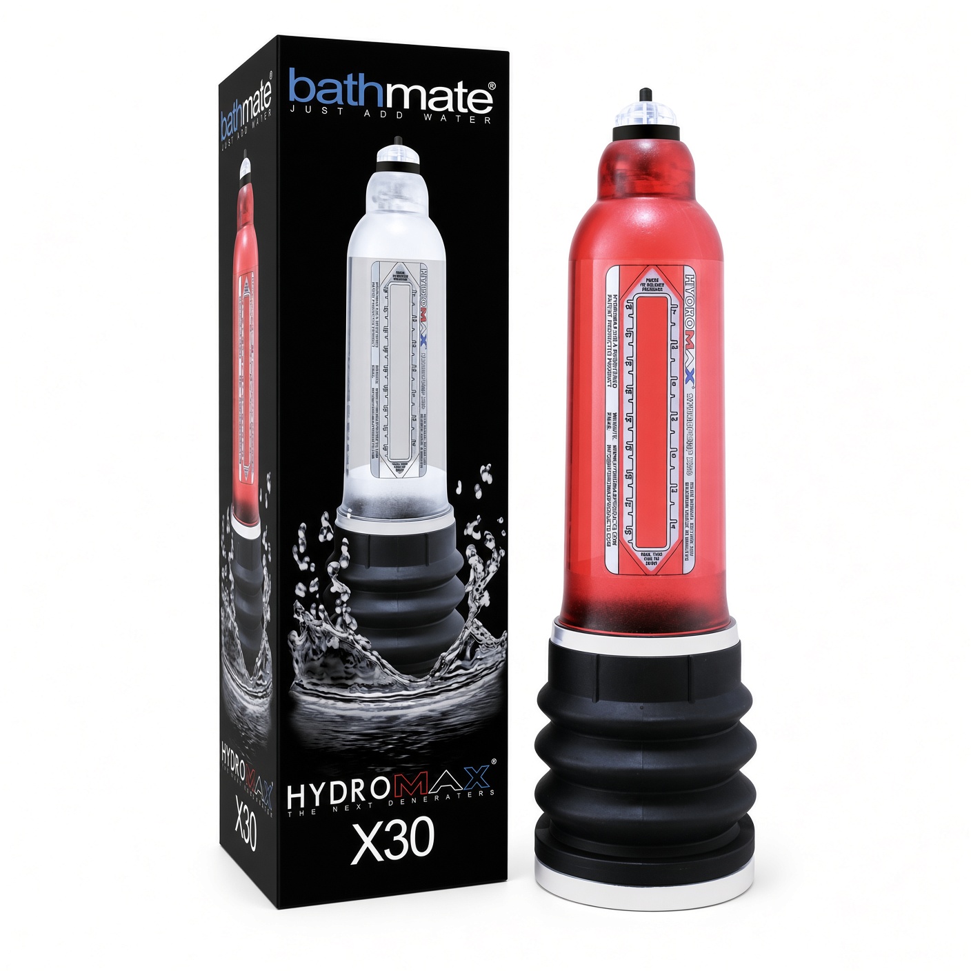 Bathmate Hydromax X30 กระบอกปั๊มสูญญากาศระบบน้ำ เหมาะสำหรับผู้ที่มีขนาดไม่เกิน 6-7.5 นิ้ว - Image 3