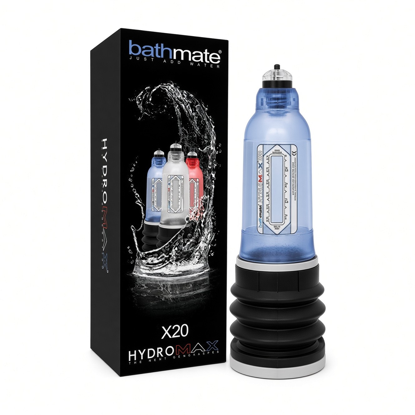 Bathmate Hydromax X20 กระบอกปั๊มสูญญากาศระบบน้ำ เหมาะสำหรับผู้ที่มีขนาดไม่เกิน 5-6 นิ้ว - Image 2