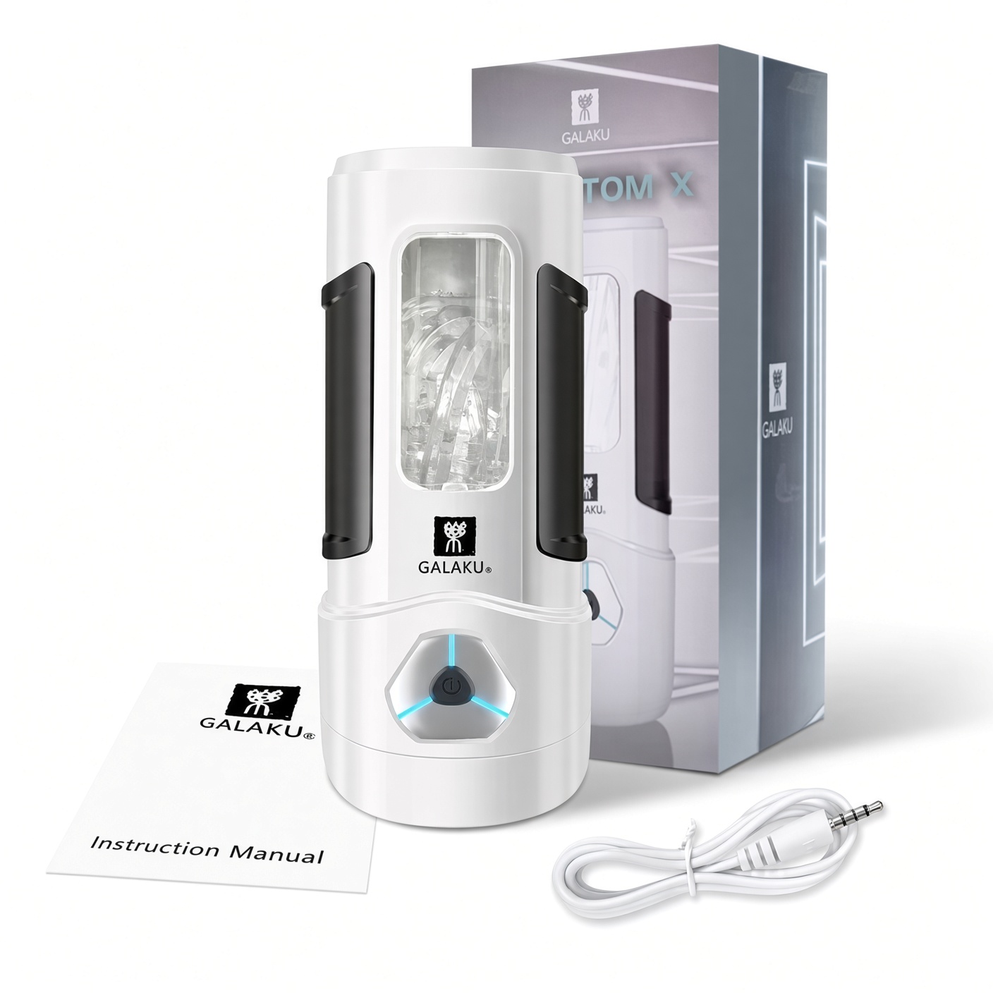 GALAKU Phantom X ระบบสั่นสะเทือนทรงพลัง 10 โหมด ดีไซน์ล้ำสมัย ชาร์จ USB - Image 11